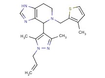 4-(1-allyl-3,5-dimethyl-1H-pyrazol-4-yl)-5-[(3-methyl-2-thienyl)methyl]-4,5,6,7-tetrahydro-1H-imidazo[4,5-c]pyridine