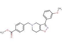 methyl 4-{[3-(3-methoxyphenyl)-6,7-dihydroisoxazolo[4,5-c]pyridin-5(4H)-yl]methyl}benzoate