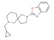 2-(1,3-benzoxazol-2-yl)-7-(cyclopropylmethyl)-2,7-diazaspiro[4.5]decane