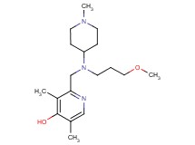 2-{[(3-methoxypropyl)(1-methyl-4-piperidinyl)amino]methyl}-3,5-dimethyl-4-pyridinol