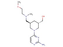 ((3S*,5R*)-1-(2-amino-4-pyrimidinyl)-5-{[(2-methoxyethyl)(methyl)amino]methyl}-3-piperidinyl)methanol