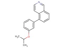 5-(3-isopropoxyphenyl)isoquinoline trifluoroacetate