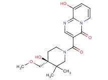 9-hydroxy-3-{[(4S*)-4-hydroxy-4-(methoxymethyl)-3,3-dimethylpiperidin-1-yl]carbonyl}-4H-pyrido[1,2-a]pyrimidin-4-one