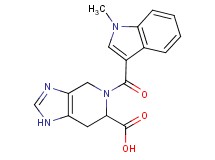 5-[(1-methyl-1H-indol-3-yl)carbonyl]-4,5,6,7-tetrahydro-1H-imidazo[4,5-c]pyridine-6-carboxylic acid