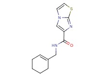 N-(1-cyclohexen-1-ylmethyl)imidazo[2,1-b][1,3]thiazole-6-carboxamide
