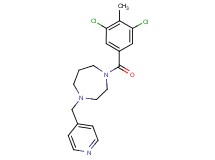 1-(3,5-dichloro-4-methylbenzoyl)-4-(4-pyridinylmethyl)-1,4-diazepane
