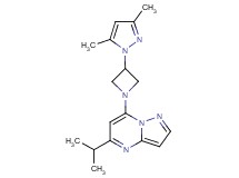 7-[3-(3,5-dimethyl-1H-pyrazol-1-yl)-1-azetidinyl]-5-isopropylpyrazolo[1,5-a]pyrimidine