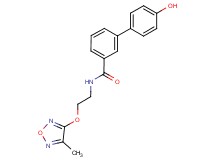4'-hydroxy-N-{2-[(4-methyl-1,2,5-oxadiazol-3-yl)oxy]ethyl}biphenyl-3-carboxamide