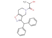 1-[3-(diphenylmethyl)-6,7-dihydroisoxazolo[4,5-c]pyridin-5(4H)-yl]-1-oxopropan-2-ol