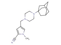 4-{[4-(1-adamantyl)-1-piperazinyl]methyl}-1-methyl-1H-pyrrole-2-carbonitrile
