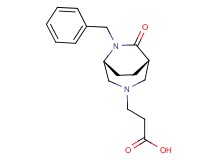 3-[(1S*,5R*)-6-benzyl-7-oxo-3,6-diazabicyclo[3.2.2]non-3-yl]propanoic acid