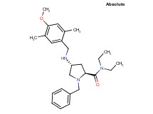 (4R)-1-benzyl-N,N-diethyl-4-[(4-methoxy-2,5-dimethylbenzyl)amino]-L-prolinamide