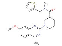 1-(7-methoxy-4-methyl-2-quinazolinyl)-N-methyl-N-(2-thienylmethyl)-3-piperidinecarboxamide