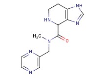 N-methyl-N-(2-pyrazinylmethyl)-4,5,6,7-tetrahydro-1H-imidazo[4,5-c]pyridine-4-carboxamide dihydrochloride