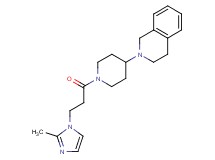 2-{1-[3-(2-methyl-1H-imidazol-1-yl)propanoyl]piperidin-4-yl}-1,2,3,4-tetrahydroisoquinoline
