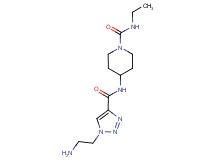 4-({[1-(2-aminoethyl)-1H-1,2,3-triazol-4-yl]carbonyl}amino)-N-ethylpiperidine-1-carboxamide