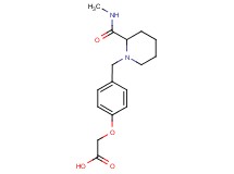 [4-({2-[(methylamino)carbonyl]piperidin-1-yl}methyl)phenoxy]acetic acid
