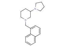 1-(1-naphthylmethyl)-3-(1-pyrrolidinyl)piperidine