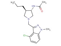 N-{(3S*,4R*)-1-[(4-chloro-1-methyl-1H-indazol-3-yl)methyl]-4-propylpyrrolidin-3-yl}acetamide
