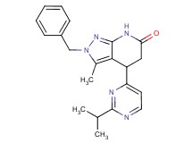 2-benzyl-4-(2-isopropylpyrimidin-4-yl)-3-methyl-2,4,5,7-tetrahydro-6H-pyrazolo[3,4-b]pyridin-6-one