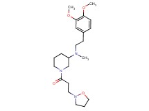 N-[2-(3,4-dimethoxyphenyl)ethyl]-1-[3-(2-isoxazolidinyl)propanoyl]-N-methyl-3-piperidinamine
