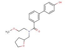 4'-hydroxy-N-(2-methoxyethyl)-N-(tetrahydrofuran-2-ylmethyl)biphenyl-3-carboxamide