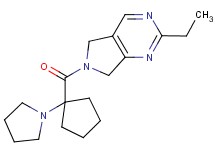 2-ethyl-6-[(1-pyrrolidin-1-ylcyclopentyl)carbonyl]-6,7-dihydro-5H-pyrrolo[3,4-d]pyrimidine