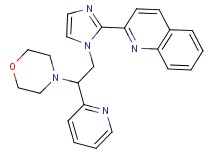 2-[1-(2-morpholin-4-yl-2-pyridin-2-ylethyl)-1H-imidazol-2-yl]quinoline