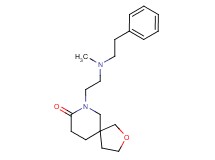 7-{2-[methyl(2-phenylethyl)amino]ethyl}-2-oxa-7-azaspiro[4.5]decan-8-one