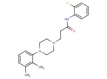 3-[4-(2,3-dimethylphenyl)piperazin-1-yl]-N-(2-fluorophenyl)propanamide