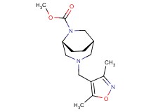 methyl (1S*,5R*)-3-[(3,5-dimethyl-4-isoxazolyl)methyl]-3,6-diazabicyclo[3.2.2]nonane-6-carboxylate