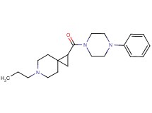 1-[(4-phenyl-1-piperazinyl)carbonyl]-6-propyl-6-azaspiro[2.5]octane