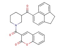 3-{[3-(1,2-dihydro-5-acenaphthylenylcarbonyl)-1-piperidinyl]carbonyl}-2H-chromen-2-one