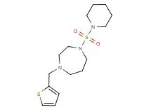 1-(piperidin-1-ylsulfonyl)-4-(2-thienylmethyl)-1,4-diazepane