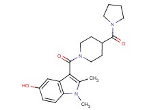 1,2-dimethyl-3-{[4-(1-pyrrolidinylcarbonyl)-1-piperidinyl]carbonyl}-1H-indol-5-ol