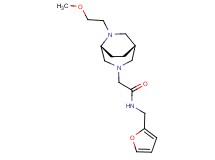 N-(2-furylmethyl)-2-[(1S*,5R*)-6-(2-methoxyethyl)-3,6-diazabicyclo[3.2.2]non-3-yl]acetamide