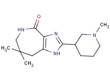 7,7-dimethyl-2-(1-methylpiperidin-3-yl)-5,6,7,8-tetrahydroimidazo[4,5-c]azepin-4(1H)-one