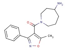 1-[(5-methyl-3-phenyl-4-isoxazolyl)carbonyl]-4-azepanamine