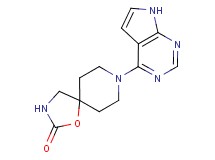 8-(7H-pyrrolo[2,3-d]pyrimidin-4-yl)-1-oxa-3,8-diazaspiro[4.5]decan-2-one