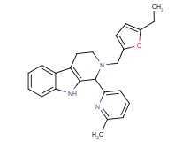 2-[(5-ethyl-2-furyl)methyl]-1-(6-methyl-2-pyridinyl)-2,3,4,9-tetrahydro-1H-beta-carboline