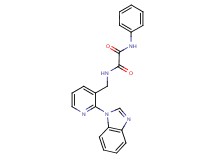N-{[2-(1H-benzimidazol-1-yl)pyridin-3-yl]methyl}-N'-phenylethanediamide