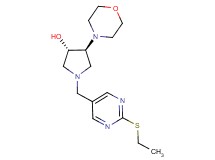 (3S*,4S*)-1-{[2-(ethylthio)-5-pyrimidinyl]methyl}-4-(4-morpholinyl)-3-pyrrolidinol