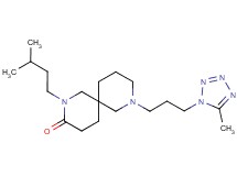 2-(3-methylbutyl)-8-[3-(5-methyl-1H-tetrazol-1-yl)propyl]-2,8-diazaspiro[5.5]undecan-3-one