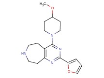 2-(2-furyl)-4-(4-methoxy-1-piperidinyl)-6,7,8,9-tetrahydro-5H-pyrimido[4,5-d]azepine dihydrochloride