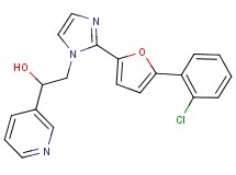 2-{2-[5-(2-chlorophenyl)-2-furyl]-1H-imidazol-1-yl}-1-pyridin-3-ylethanol