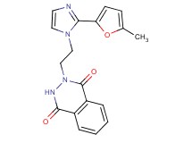2-{2-[2-(5-methyl-2-furyl)-1H-imidazol-1-yl]ethyl}-2,3-dihydrophthalazine-1,4-dione