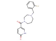 5-{[4-(2-fluorobenzyl)-1,4-diazepan-1-yl]carbonyl}-2(1H)-pyridinone