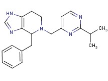 4-benzyl-5-[(2-isopropylpyrimidin-4-yl)methyl]-4,5,6,7-tetrahydro-1H-imidazo[4,5-c]pyridine