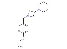 2-ethoxy-5-[(3-piperidin-1-ylazetidin-1-yl)methyl]pyridine