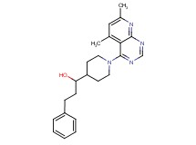 1-[1-(5,7-dimethylpyrido[2,3-d]pyrimidin-4-yl)piperidin-4-yl]-3-phenylpropan-1-ol